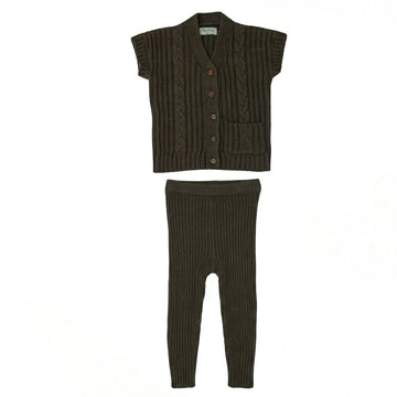Secolo Braided Knit Set - Camel