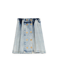 Phil and Phoebe Denim Pelly Wood Button Down Skirt