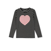 Cabana Navy/White Striped Heart T-shirt