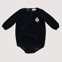 One Child Navy Canal Romper Girl