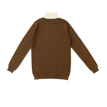 Coco Blanc Moocha Colorblock Turtle Neck (CB2004)