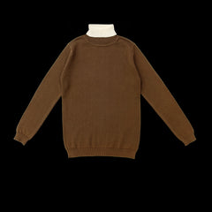 Coco Blanc Moocha Colorblock Turtle Neck (CB2004)