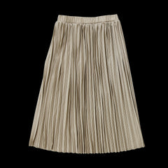 Coco Blanc Brown Gingham Maxi Skirt (CB2007)
