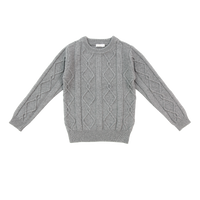 Coco Blanc Grey Diamond Crew Sweater (CB2022)