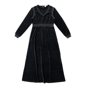 Coco Blanc Black Velour Maxi (CB2075)