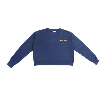 Coco Blanc Navy Boxy Sweater (CB2080)