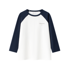 Coco Blanc White 3/4 Raglan Tee SS26