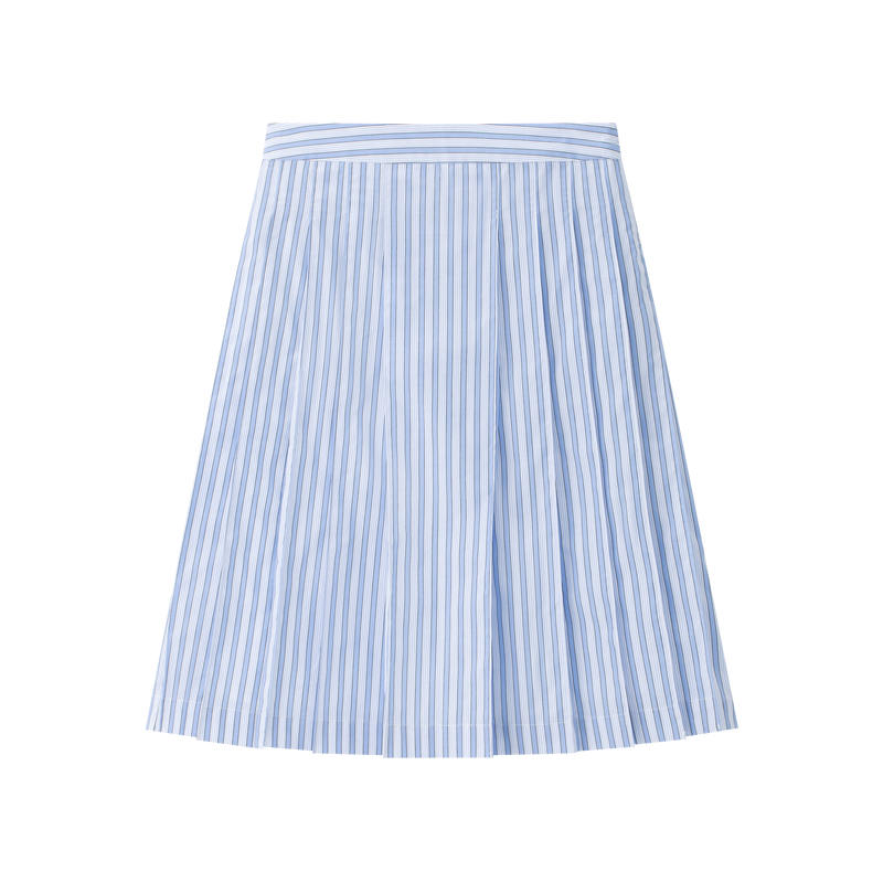Coco Blanc Striped Pleated Skirt SS26 | Buttons Bebe