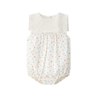 Coco Blanc Cherry Guaze Sailor Romper Girl SS26