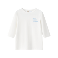 Coco Blanc White 3/4 White Tee SS26