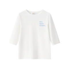 Coco Blanc White 3/4 White Tee SS26