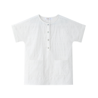 Coco Blanc White Boys Linear Shirt