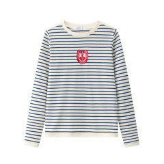 Coco Blanc Blue Stripe Striped Tee