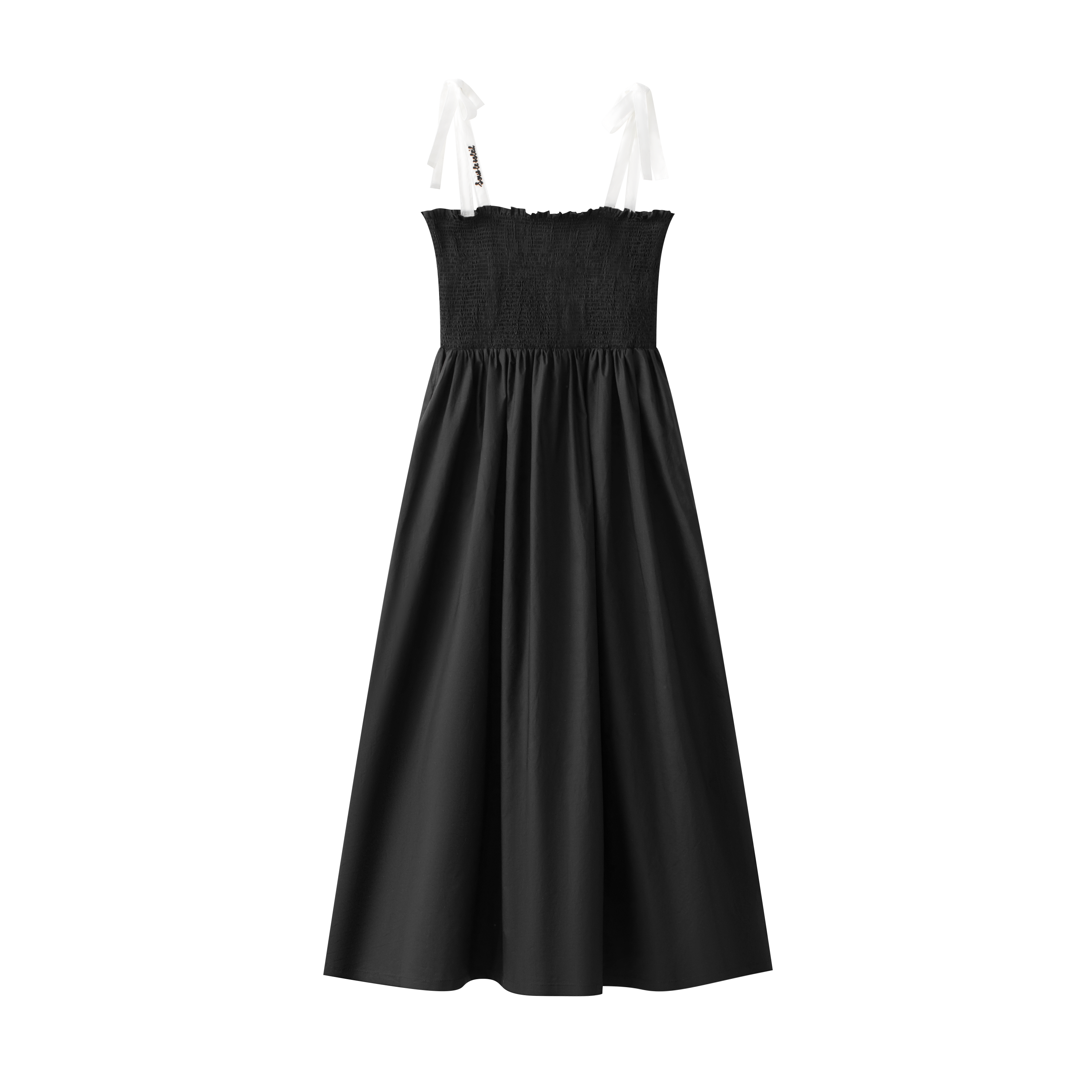 coco blanc black taffeta dress Black Silk Piped Trim Shirt Dress