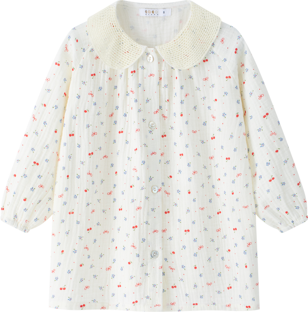 Coco Blanc Cherry Guaze Cherry Guaze Blouse