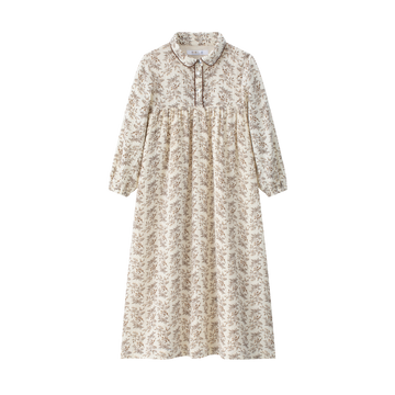 Coco Blanc Floral Floral Dress- 3/4 Sleeves