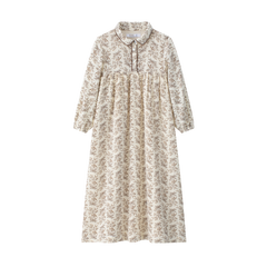 Coco Blanc Floral Floral Dress- 3/4 Sleeves