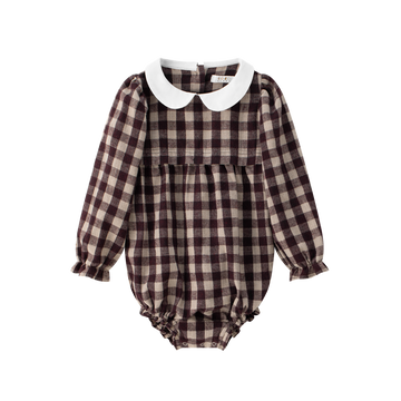 Coco Blanc Burgundy Girl Romper (CB4018)