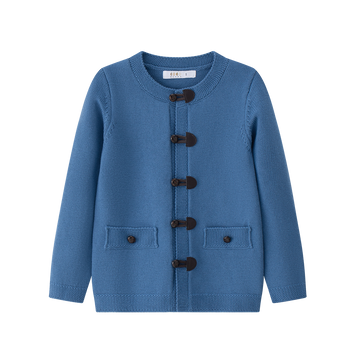Coco Blanc Blue Toggle Cardigan (CB4048)
