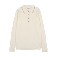 Coco Blanc Ivory Knit Girl Polo