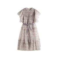 Cera Una Volta Pink Roses Carolina Dress