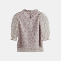 Cera Una Volta Pink Roses Catherine Shirt