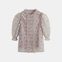 Cera Una Volta Pink Roses Catherine Shirt