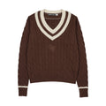 Urban Edge Cable Knit Brown