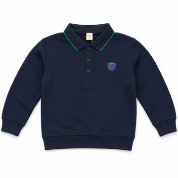 Analogy by Lil Legs Navy Fan Club Custom Fan Club Polo Sweatshirt Custom