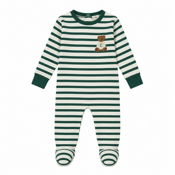 Crew Lounge Teddy Lounge Footie Green
