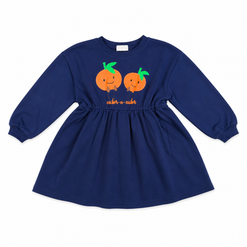 Wander & Wonder Midnight Tangerine Sweat Dress