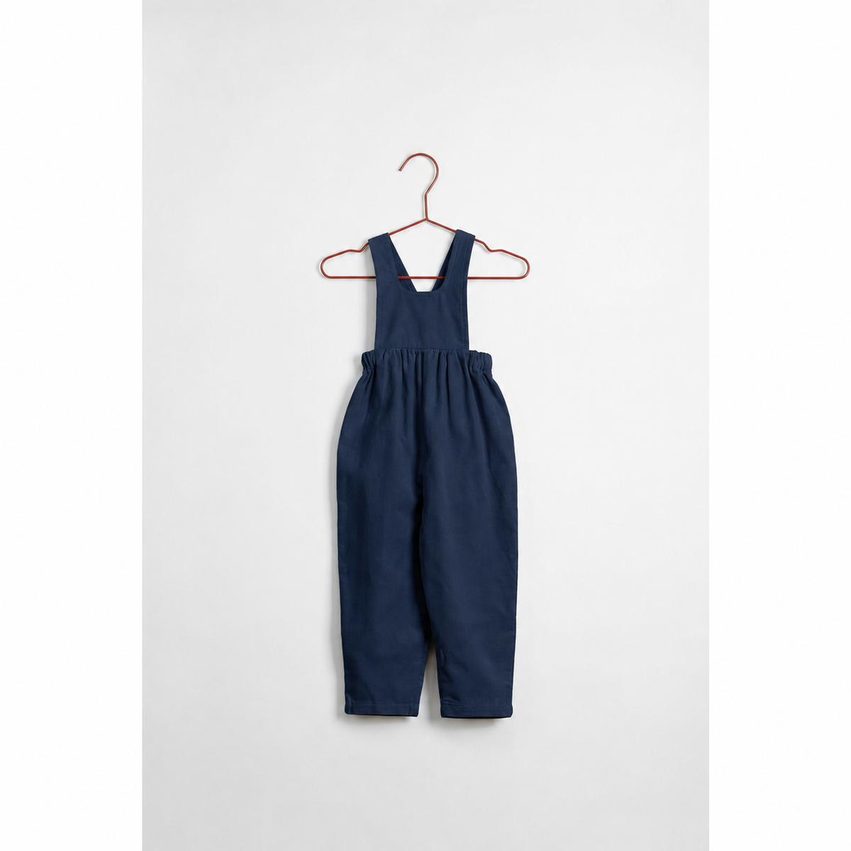 Please Mom Navy Corduroy Overalls- size up