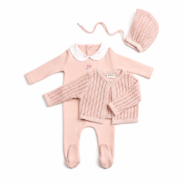 Bee & Dee Delicata Ensemble - Mauve (AWD-83)