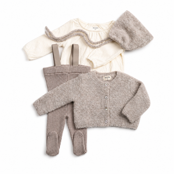 Bee & Dee Textured Wool Ensemble - Toasted Oat (AWD-21)