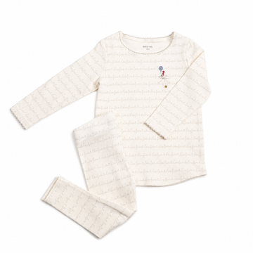 Bee & Dee Goose on Script Loungewear - Linen Boys (AWD-37B)