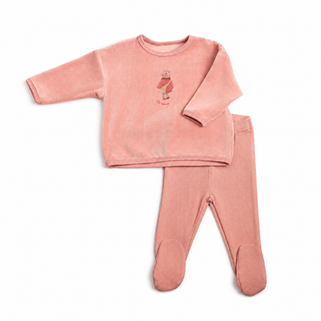 Bee & Dee Au Revoir Two Piece - Satin Pink (AWD-24B)