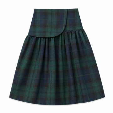 Christina Rohde Green Plaid Skirt (No. 2227 - 134)