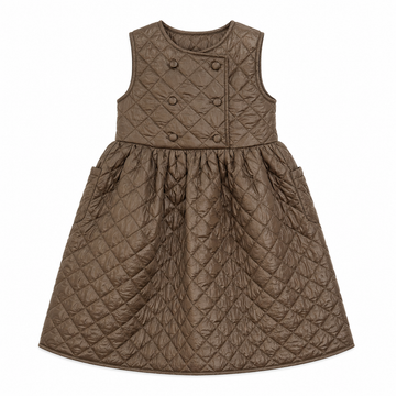 Olivia Rohde Brown Quilted Dress (No. 1156 - 123)