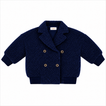 Kipp Kenny Sherpa Jacket Navy