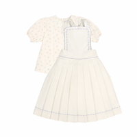 Noma White Vine Embroiderryapron Set