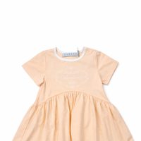 Cabana Peach Sadie Marled Dress