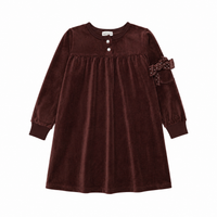 Bopop Burgundy Studded Bow Maxi - Short Length (Maxi Collection) B918