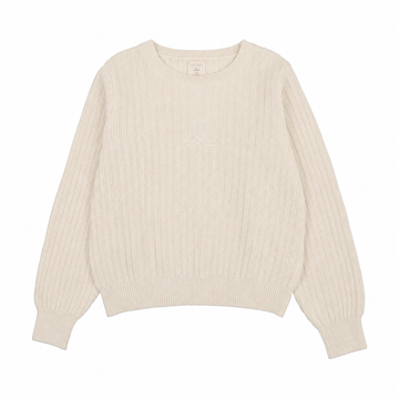 Analogy by Lil Legs Cream Signature Collection Girls Sweater