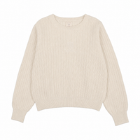 Analogy by Lil Legs Cream Signature Collection Girls Sweater
