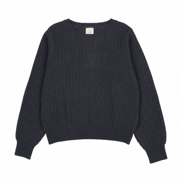 Analogy by Lil Legs Navy Signature Collection Girls Sweater