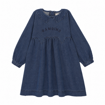 Analogy by Lil Legs Blue Denim Denim Day Dress