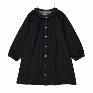 Analogy by Lil Legs Black Denim Rugged Threads Dress