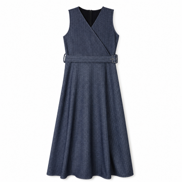 Daintti by Velvette Label Blue Wrap Jumper (EF375)