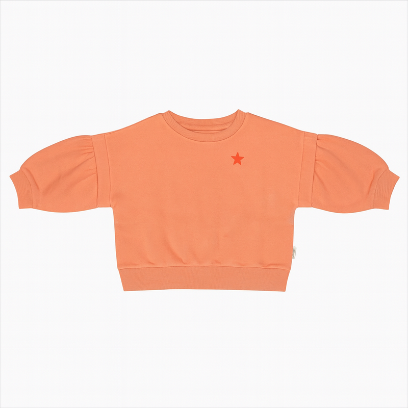 Piupiuchick Pink W/ Logo Print Sweatshirt | Buttons Bebe