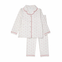 Bonjoy Grandpa Piping Long Sleeve Grandpa Pj'S - Floral